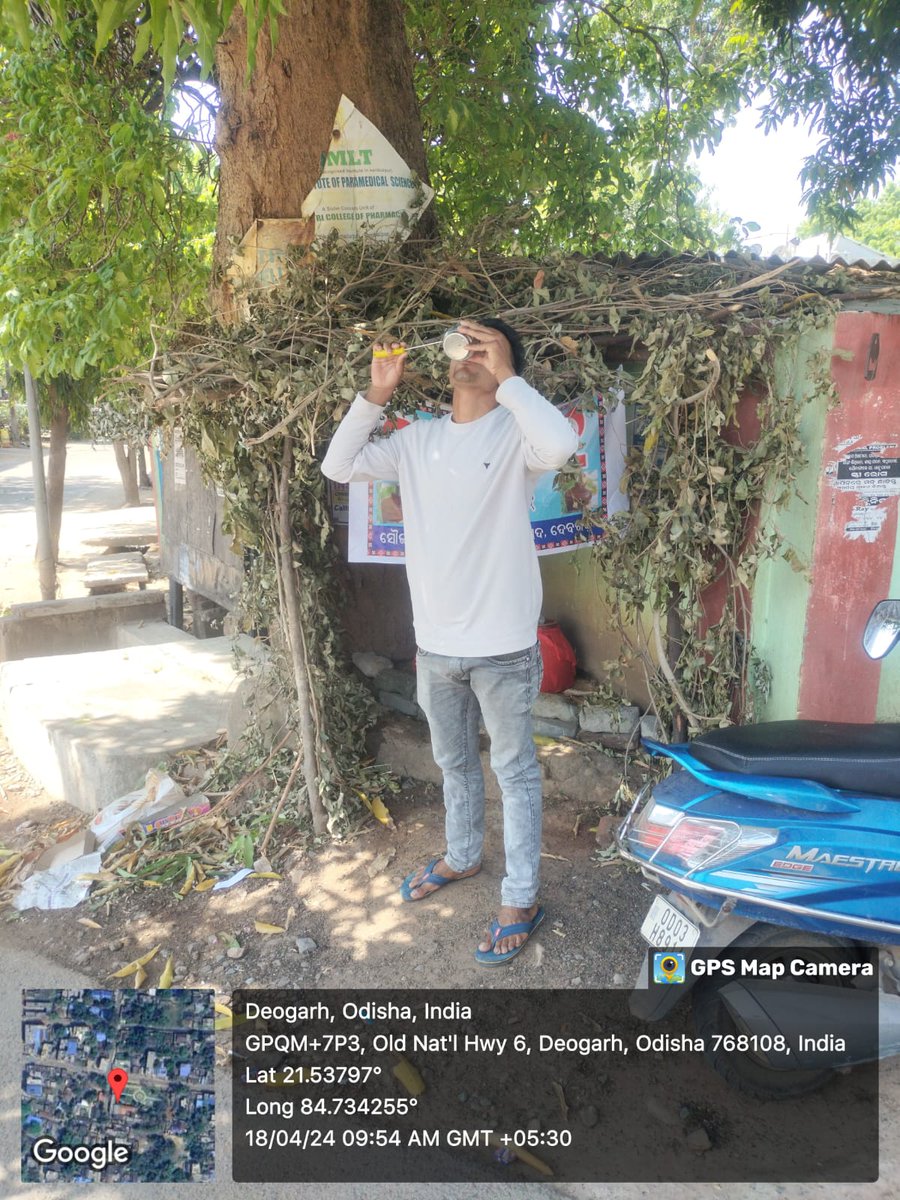 deoc_deogarh's tweet photo. To tackle possible  Heat Wave situation -2024 at Deogarh, 13 no of  jala-chhatras are  opening by Municipality Deogarh in various places &amp; wards of Municipality area. https://t.co/CPpBtmkli7
