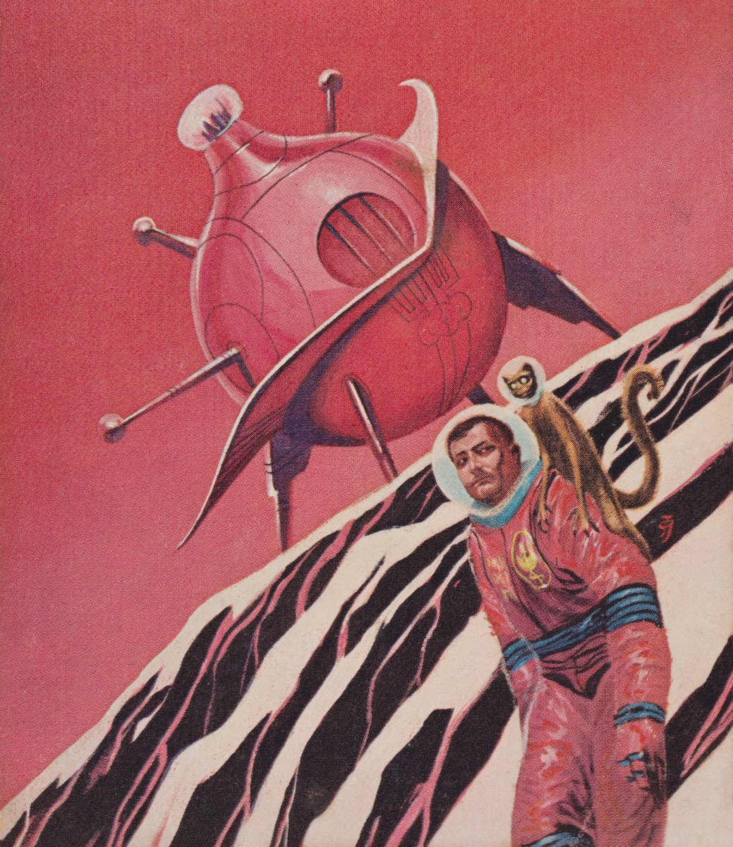 Jack Gaughan's cover art for 'S.O.S. from Three Worlds' by Murray Leinster, 1967.