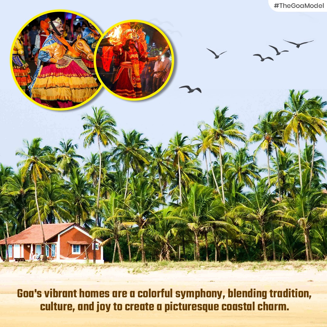 Goa's vibrant homes are a colorful symphony, blending tradition, culture, and joy to create a picturesque coastal charm.
#TheGoaModel
#VibrantHomes #ColorfulSymphony #Tradition #Culture #CoastalCharm  #GoaCulture #CoastalLiving #JoyfulHomes #TraditionalHouses  #CulturalHeritage