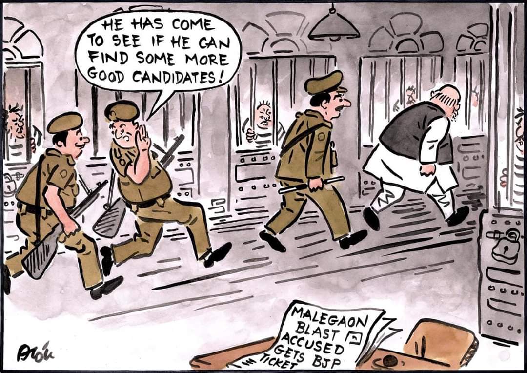 Window Shopping for election candidate at the perfect place which is known to the 'Purchaser' and where he feels most comfortable! #ComfortZone #Tadipaar  #Jailbird