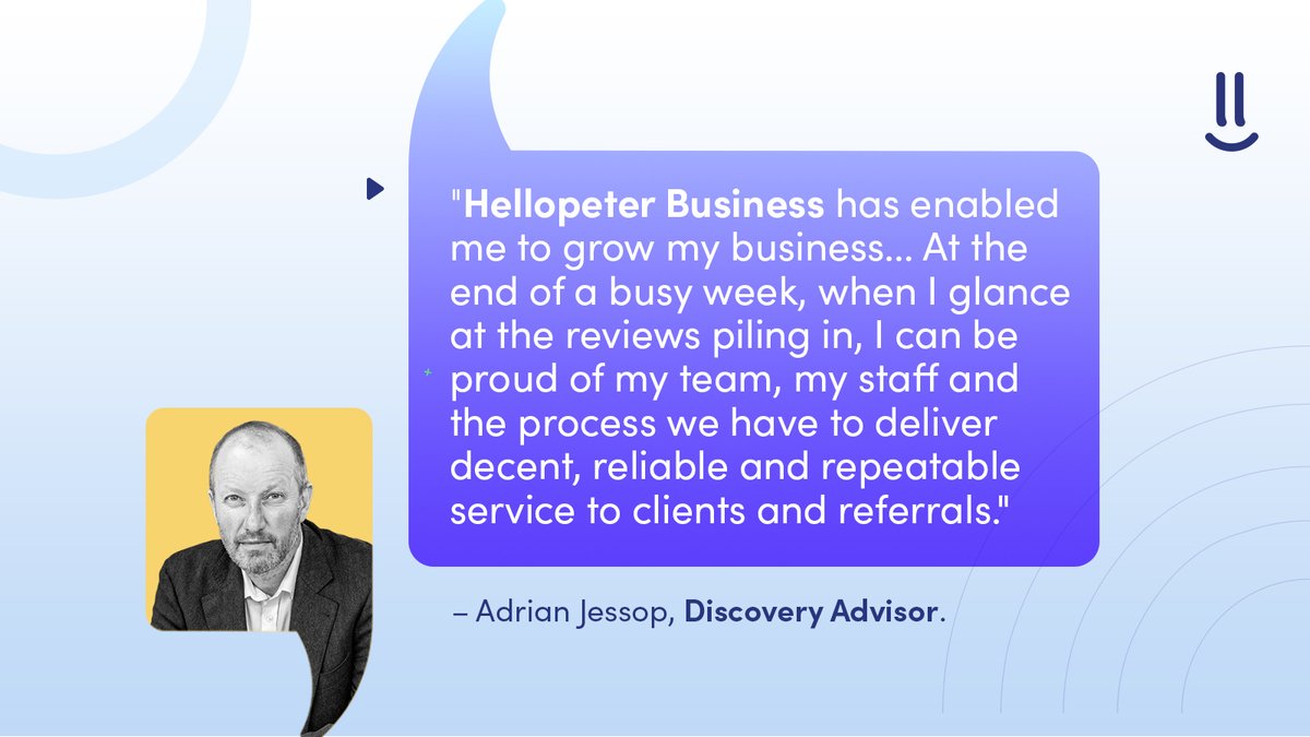 When the stars align ✨ Adrian Jessop, Discovery Advisor, has been singing our praises on LinkedIn, and we could not be prouder of him for the work he's put into building his online presence and managing his reputation. #HellopeterReviews #Discovery #DiscoveryAdvisor