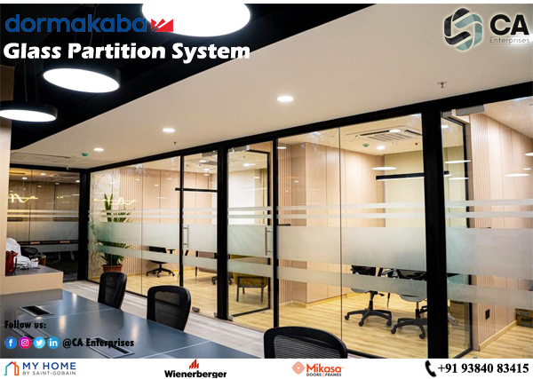#dormakaba's glass Partition systems #efficiently organize #interiorspaces and closed areas.

Showroom @ Mettupalayam Road Coimbatore North.
Contact us : 9384083415
Visit us : caenterprises.co.in
.
.
#caenterprises #buildingmaterial #buildingmaterialsolution #Dormakaba