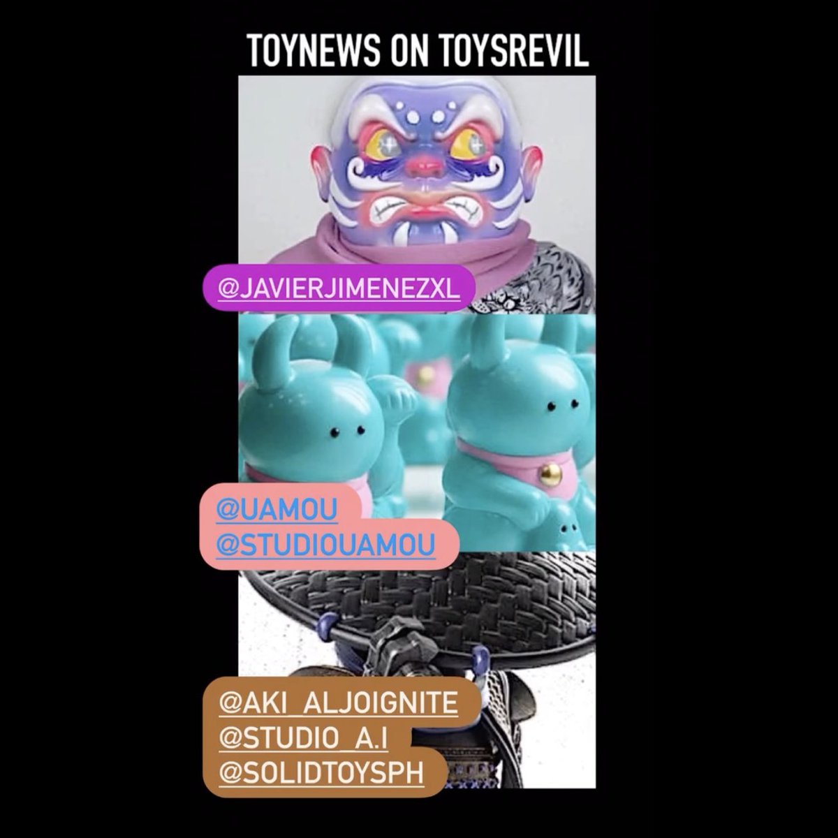 #TOYCONUK 2024 Edition of #TOYSREVILTOYNEWS: toysrevil.blogspot.com/2024/04/toycon…, featuring #toynews from #JavierJimenez, Japan-based #UAMOU & The Philippines-based #SolidToysPH!

#CUSTOMTOYS #VINYLTOY
#DESIGNERTOY
#RESINTOY #INDIETOY
#TOYSBLOG