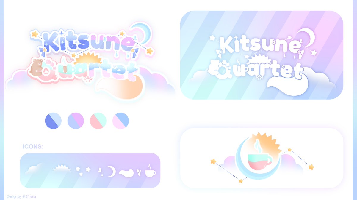 Logo design for Kitsune Quartet🦊

Thank youuu  !! ☆*: .｡. o(≧▽≦)o .｡.:*☆  ✨
 
#opencommission    #opencommissions          #commissionsopen    #Vtuber素材 #Vtubers       #VTuberAssets    #VtuberUprisings
