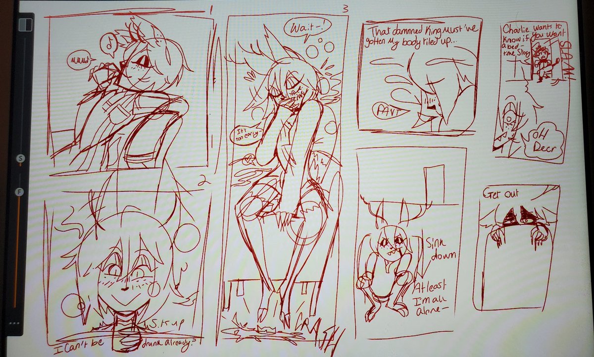 MadhseFunhse's tweet photo. Working on a lil' something, should I finish it? Hehehe ♡
#alastor #lucifer #radioapple #sketch #wip #LuciferxAlastor #alastorxlucifer #heat #nsfw #comic #heatcycle #fanart #concept https://t.co/4mXckiST9O