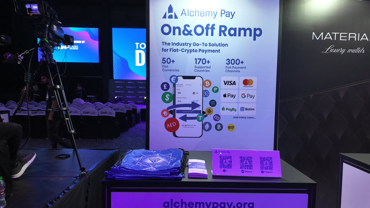 🎉 The wait is over! Our booth at #token2049dubai is ready and buzzing with excitement. Swing by and immerse yourself in the world of next-gen payments.🙌 Our team is excited to chat with you and showcase the future of finance. See you soon!🌟 #AlchemyPay #Blockchain #Crypto $ACH