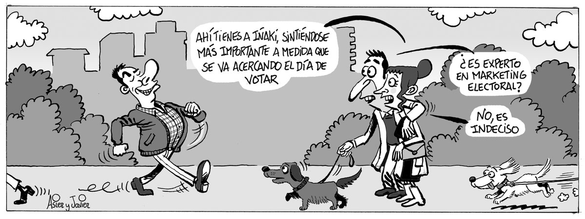 Bilbao_Tour's tweet photo. Nuestra viñeta de hoy en @deia_eus @NotGip y Diario de @NoticiasdeAlava 

#Elecciones #Euskadi #Indecision https://t.co/wwzQe2jwbx