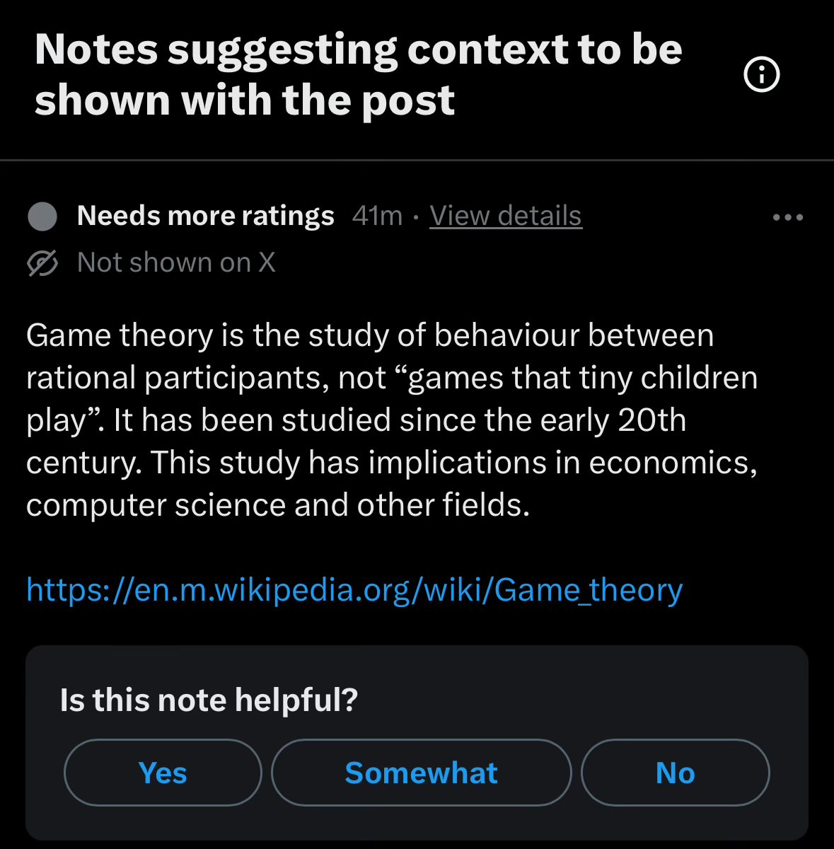 colin_fraser's tweet photo. Oh my god relax you nerds, I didn’t build community notes for this https://t.co/XPSYUO2W3q