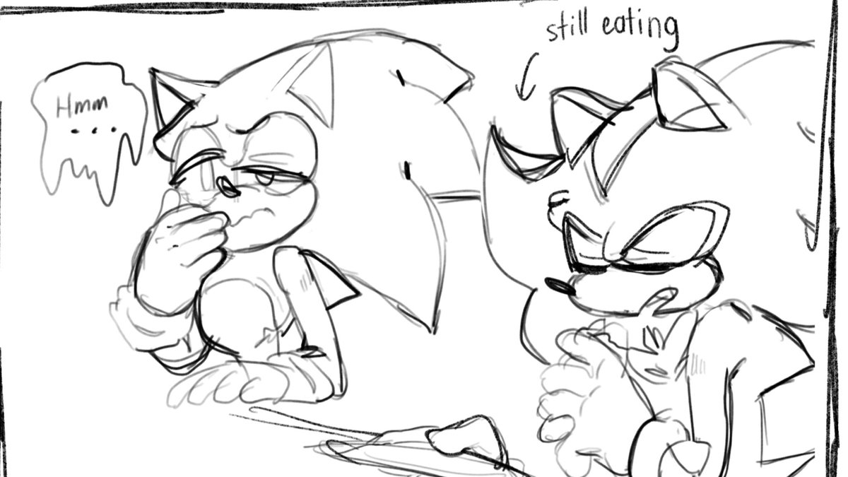 They are fighting over food, of course

#sonadow #shadonic 

[1/2]