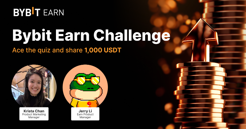 Bybit_Official's tweet photo. 📺 Tune in to the Bybit Earn Challenge livestream to see Jerry in action!

📆 Streaming on Apr 22, 2024, 12PM (noon) UTC

📝 Share the 1,000 USDT prize pool when you ace our quiz
From now till Apr 29, 2024, 12PM (noon) UTC

👇Click the banner to ace the quiz now!