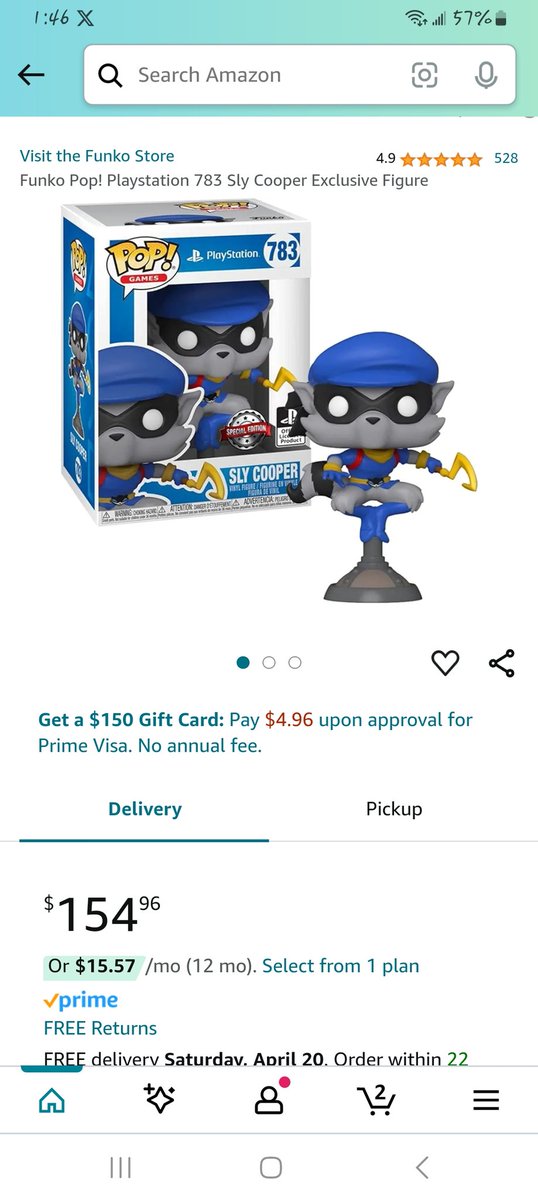 😳 Did everybody get their #SlyCooper @OriginalFunko when it was still $13..?