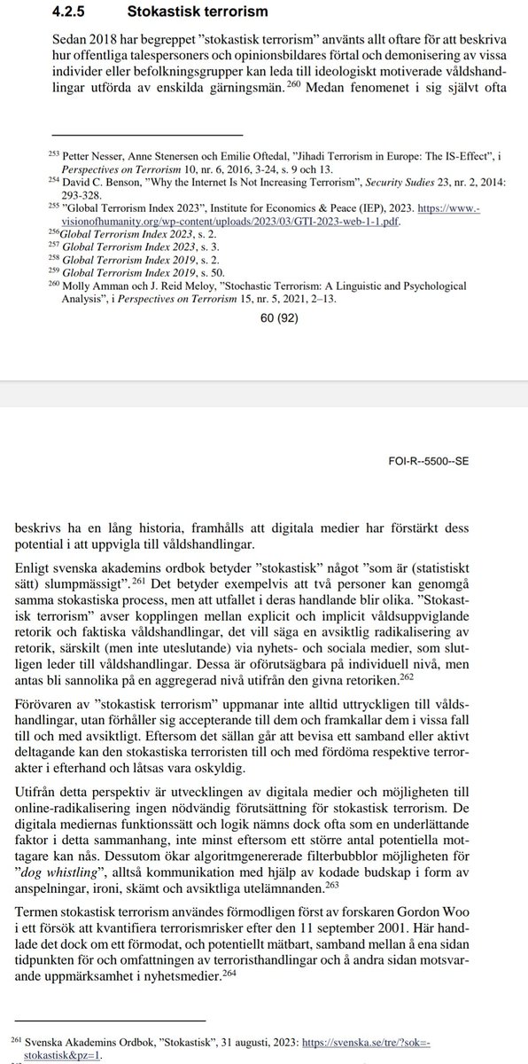 Det MED, Riks och Christian Peterson gjort i detta fall är typexemplet på det FOI kallar stokastisk terrorism. Ett begrepp vi borde använda oftare som redskap för att förstå kopplingen högerextrema uthängningssidor, utpekande och våldsaktioner.