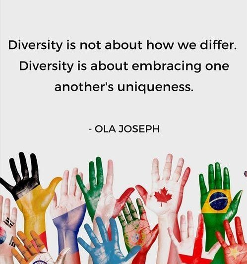 Good morning all &amp; a thought for today ✨ 

#thursdaymorning #Diversity #quoteoftheday