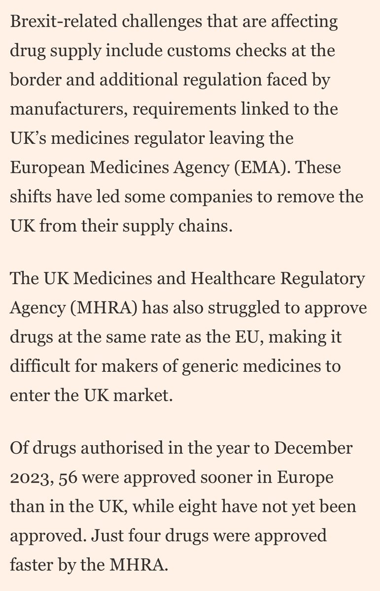 Brexit has ‘exacerbated’ UK drug shortages, @NuffieldTrust research finds , via @ft @ian_c_johnston on.ft.com/4b0M5l4