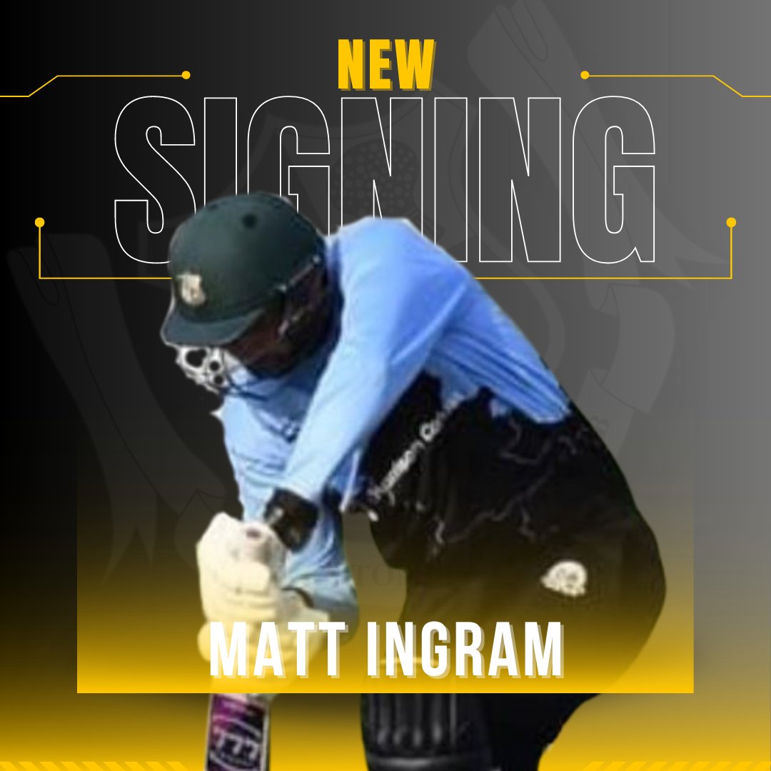 𝗡𝗘𝗪 𝗦𝗜𝗡𝗚𝗜𝗡𝗚 - 𝗠𝗮𝘁𝘁 𝗜𝗻𝗴𝗿𝗮𝗺 Ready for another one!! More talent entering Old Greasby Road 💚💛 Read more... ➡uptoncricketclub.com/news/new-singi…