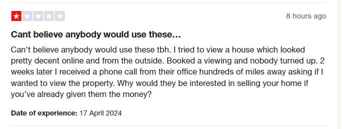 Thomas Cleland gave Purplebricks UK 1 star via @Trustpilot trstp.lt/-ho4vuW6u #CONmisery #NoBull #ownit