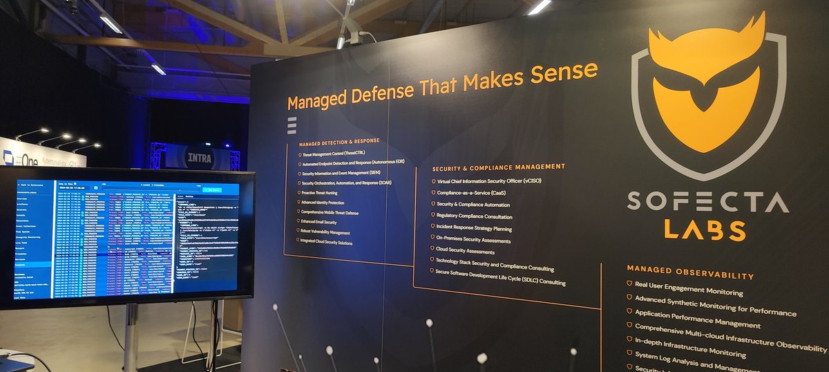 sofectalabs's tweet photo. Come visit  us at our stand at #digiturvallisuusmessut in Jyväskylä https://t.co/3U62andjcJ