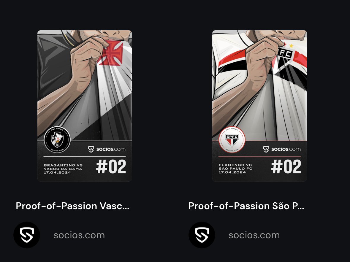 round #2
@socios 
@SociosBrasil 
#ProofOfPassion 
#BemoreThanAFan 
@SociosRewards_