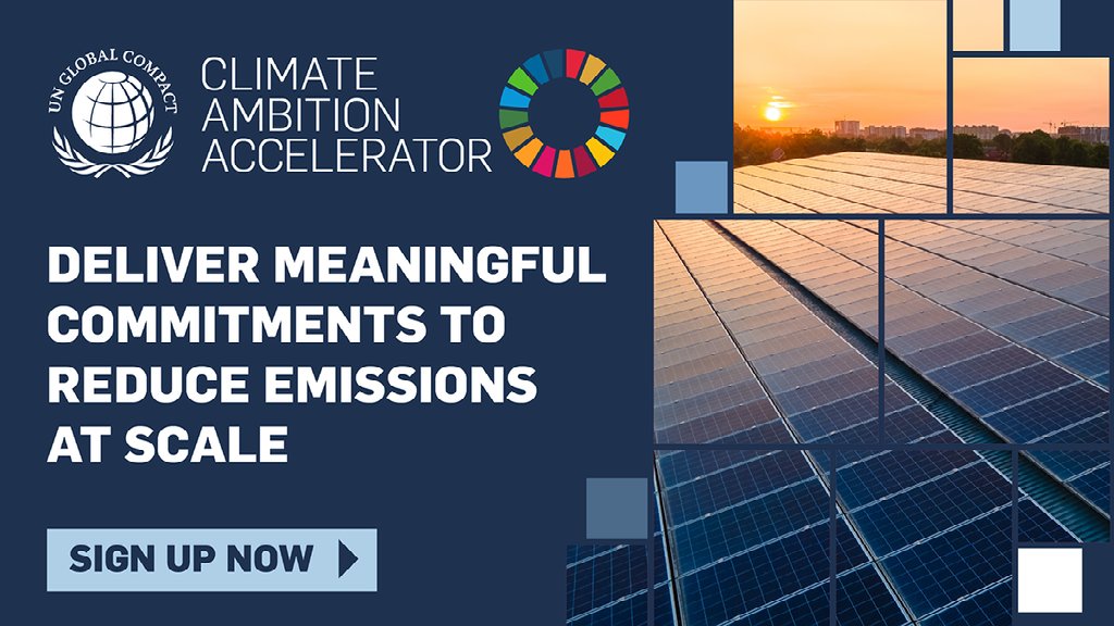 Have you registered for the 2024 #ClimateAmbitionAccelerator?

Led by the <a href="/globalcompact/">UN Global Compact</a>, this six-month, interactive programme equips companies with the knowledge and skills needed to set science-based emissions reduction targets.

Learn more at unglobalcompact.org/take-action/cl…