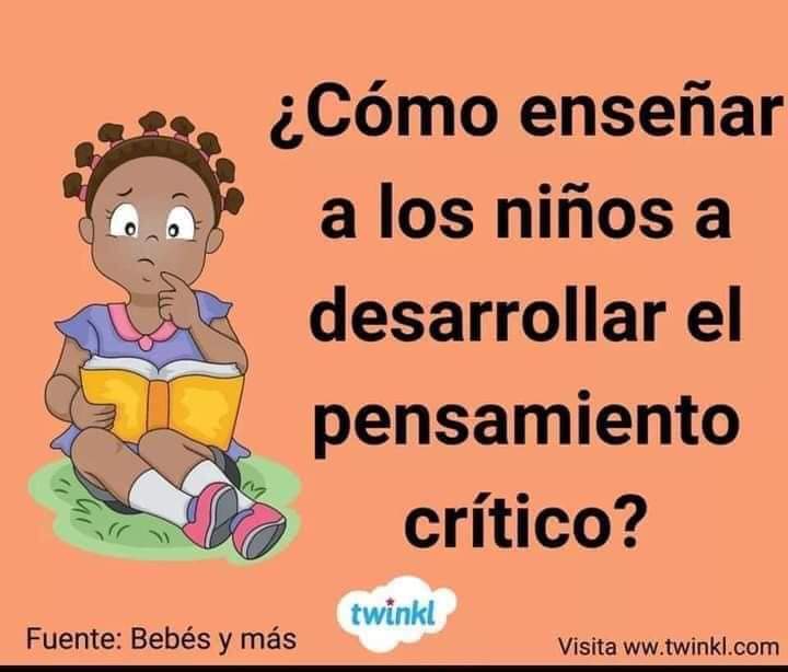 RebolledaGil's tweet photo. Cómo ayudar a los niños a desarrollar su pensamiento crítico??? 👇👇👇👇👇 https://t.co/kw1TonSxGp