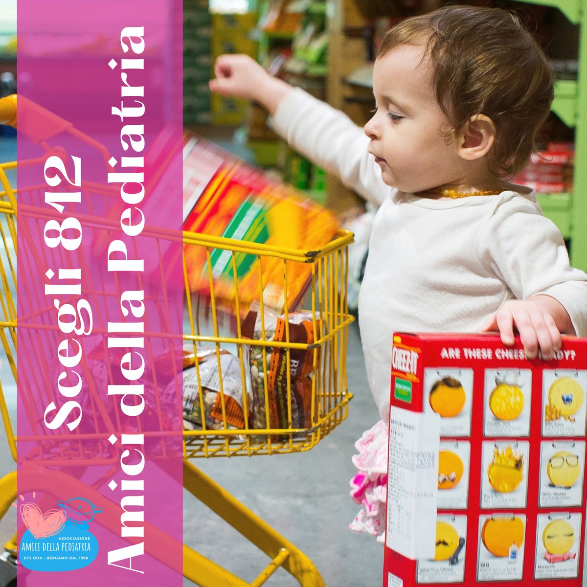 AmiciDellaPedia's tweet photo. #AmiciDellaPediatria 💙 #LaSpesaCheFaBene 2024 💖 COD. 812 per il progetto PARCO GIARDINO “GiCoBe” per i bambini in cura in @hpg23bg ❣️
❣️Grazie #Iperal Supermercati per la rinnovata vicinanza, a tutti quelli che stanno donando ed a quelli che ci sceglieranno
#ospedale #Bergamo https://t.co/q1zkpgVFHF