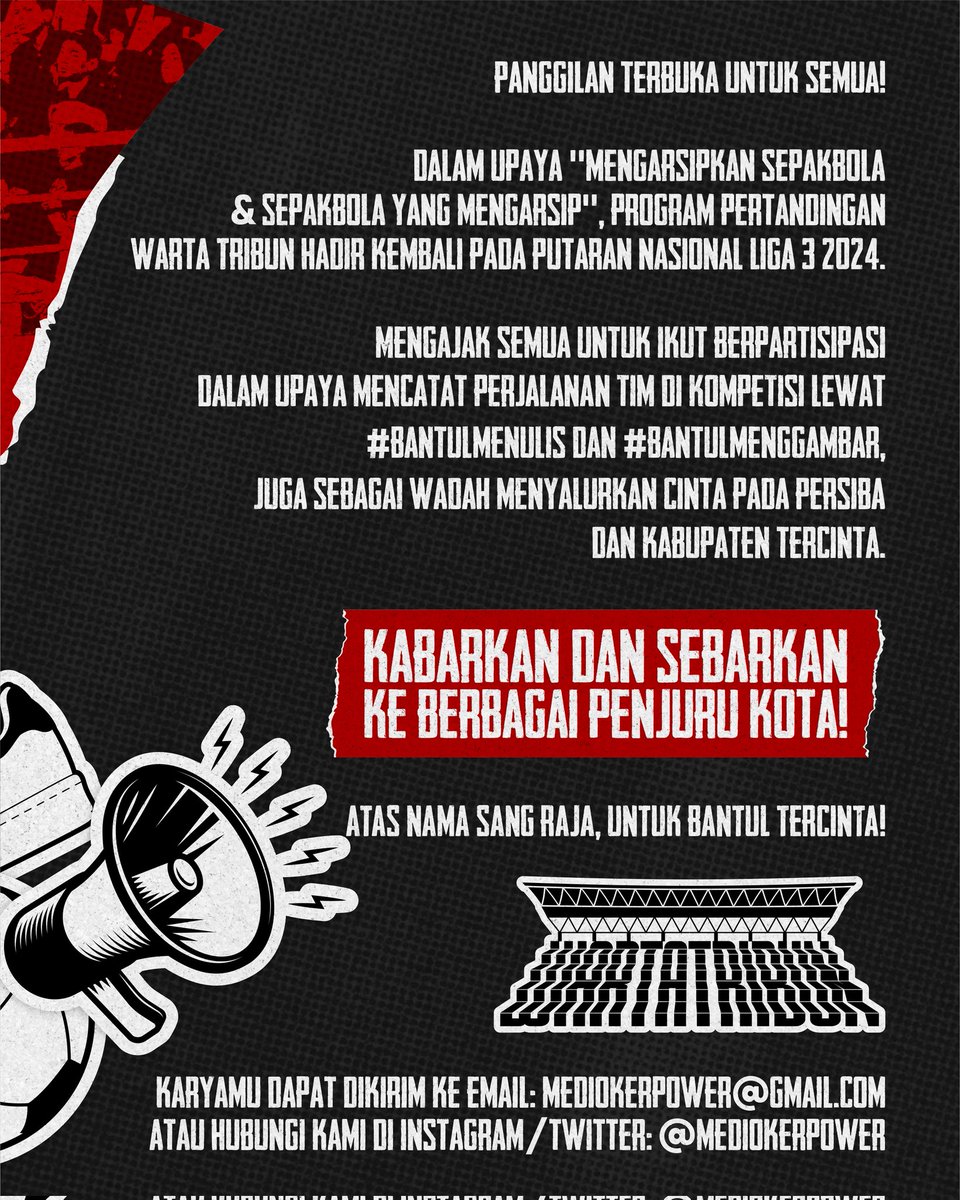 mediokerpower's tweet photo. info siang ini📢🌞🔥 https://t.co/KHQ0UYJZvD