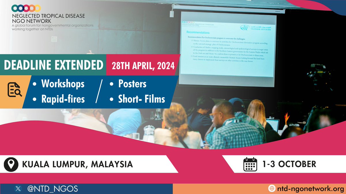 📅Deadline Extended! Following requests from members,  we are extending the deadline for submission proposals for the NNN Conference 2024 until Sunday, 28th April at 23:00 ET. Submit your proposals 👉bit.ly/3UlrYsl