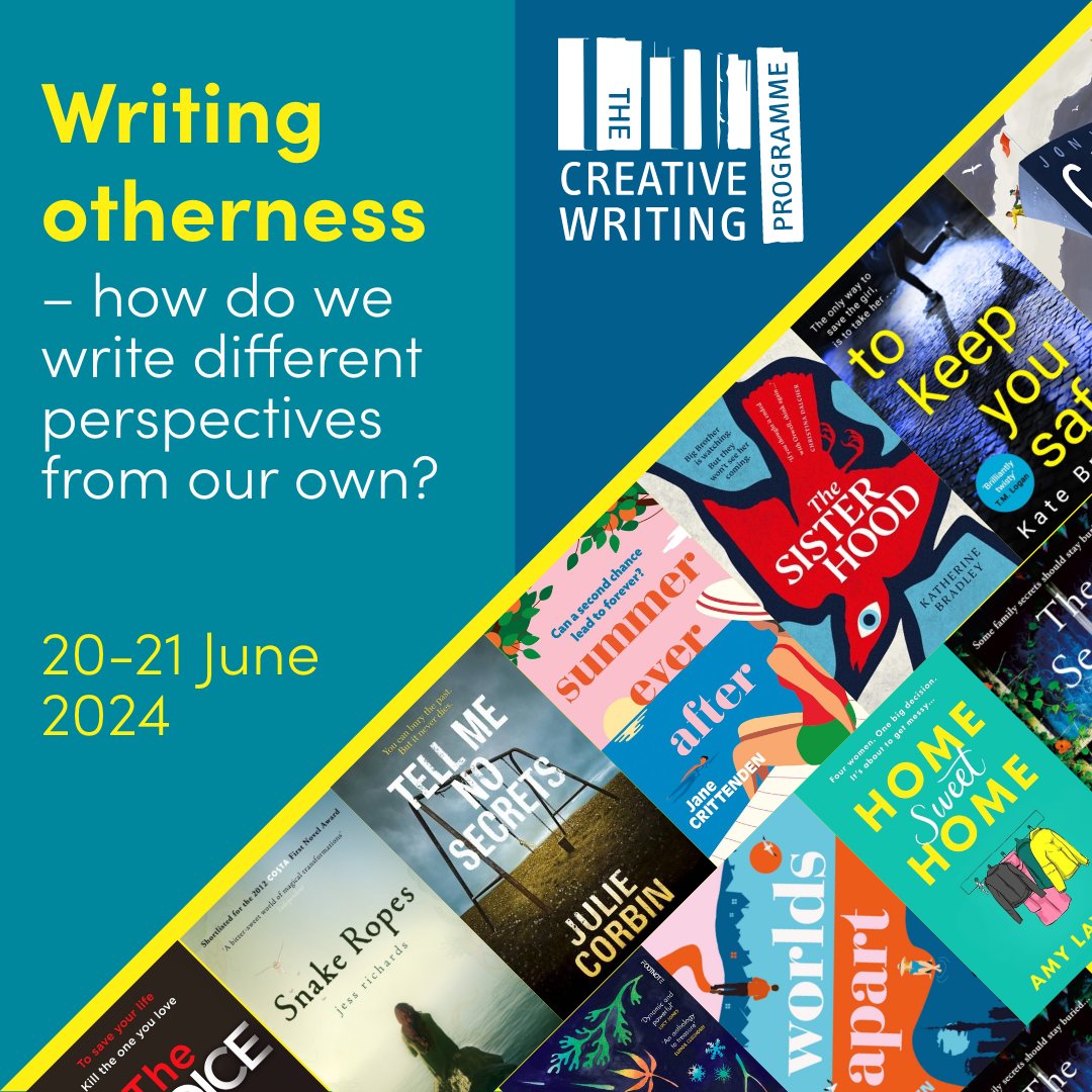 How do we write different perspectives from our own? Join our 2-day course in Brighton with Sharlene Teo to explore ways of navigating and presenting characters in fiction by confronting our biases, privileges and stereotyped perceptions. eventbrite.co.uk/e/writing-othe…