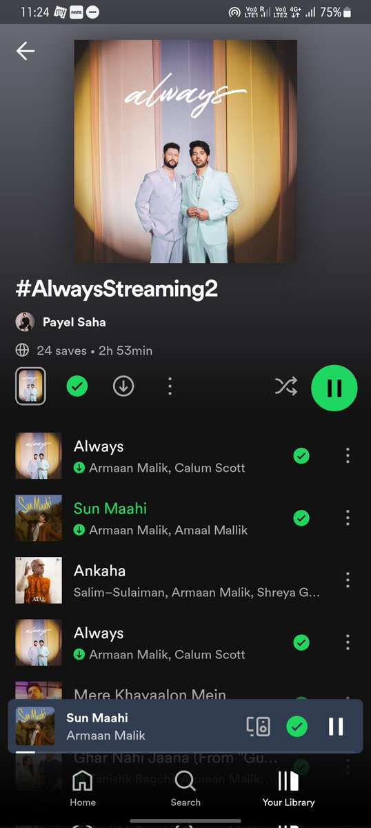 ArmaanianVerse's tweet photo. @ShivaniPatel23 Best part is streaming the new songs 

#AlwaysStreaming #AlwaysStreamingClub https://t.co/l4keXMsf5W