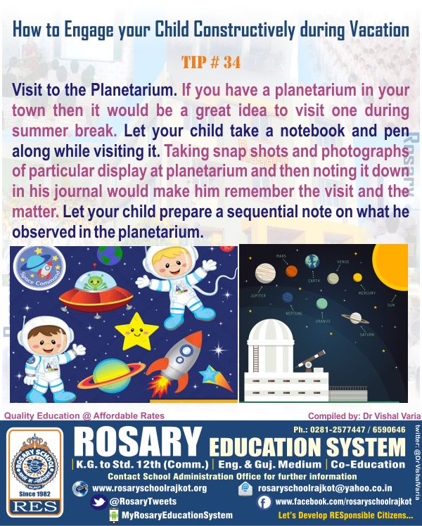 #VacationTips

How to engage your child constructively during vacation?
Try this out..

#vacation #goodmood #enjoy #fun #funlearning #motivation #selfdeveloping #hobby #goodtime #playgames #activity #indoorgames #outdoorgames #traveling #reading #adventur #picnic #music #dancing