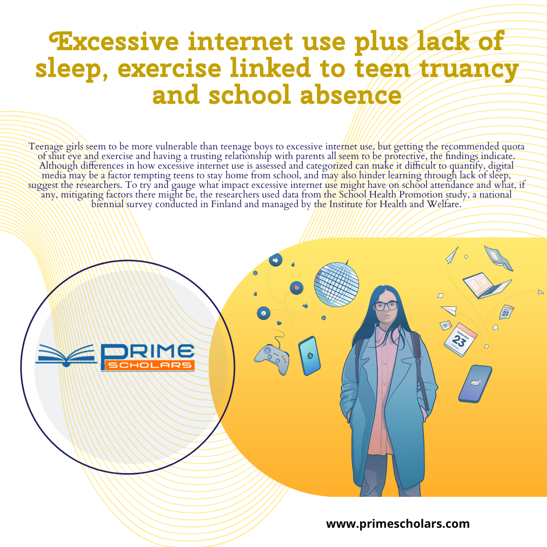 Uncover the hidden factors behind teen school absences. Our article sheds light on how excessive screen time and lack of sleep affect academic performance. Let's support healthier habits for our teens' success. 

#TeenHealth #InternetAddiction #SleepDeprivation 😴📚#oriele