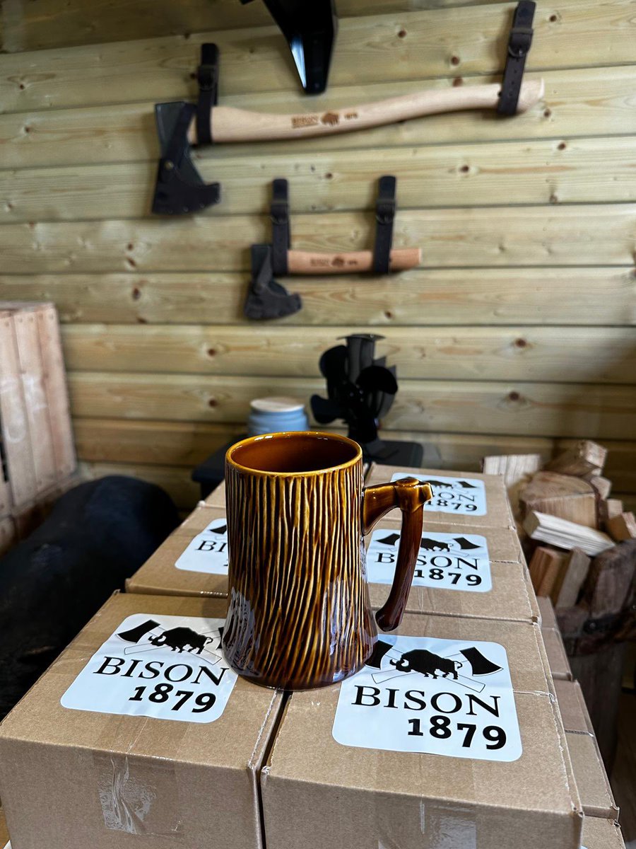 Sealed with the Bison approval. - #outdoorprofessionalproducts #bison1879 #bisonaxes #bison #bisonAXEmug #wilderblean #bisonconservation #kentwildlife #ukwildlife #forest #forestconservation