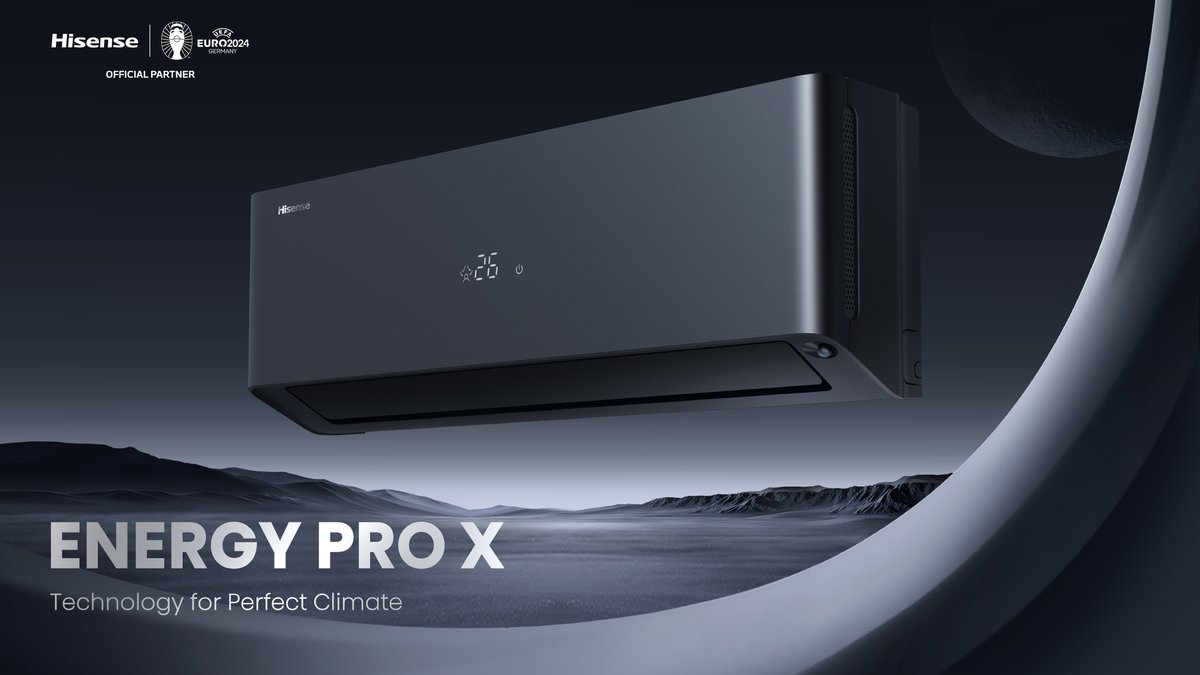 🆒Step into a new era of cool! Introducing #Hisense Energy Pro X - where technology meets perfect climate! Unrivaled features for a breezy experience. 🌬️ #Hisense #EnergyProX #Technology #Premium