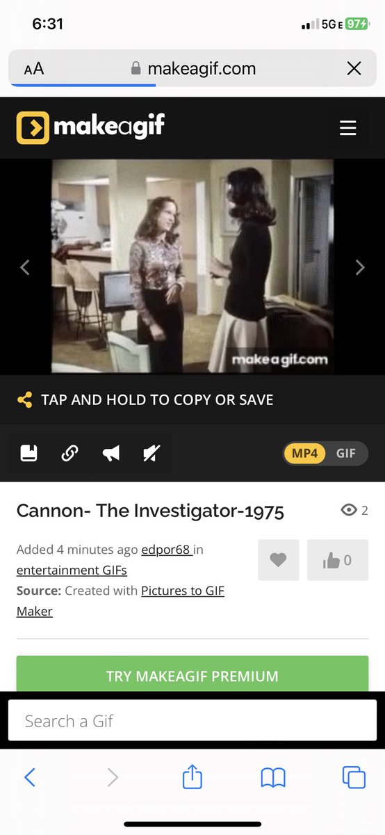 Happy Thursday! Added a couple of gifs to Pattye’s MakeaGif site- Cannon & The FBI… #pattyemattick #patriciamattick #gifs #makeagif #GoneButWillNeverBeForgotten makeagif.com/user/edpor68/n…