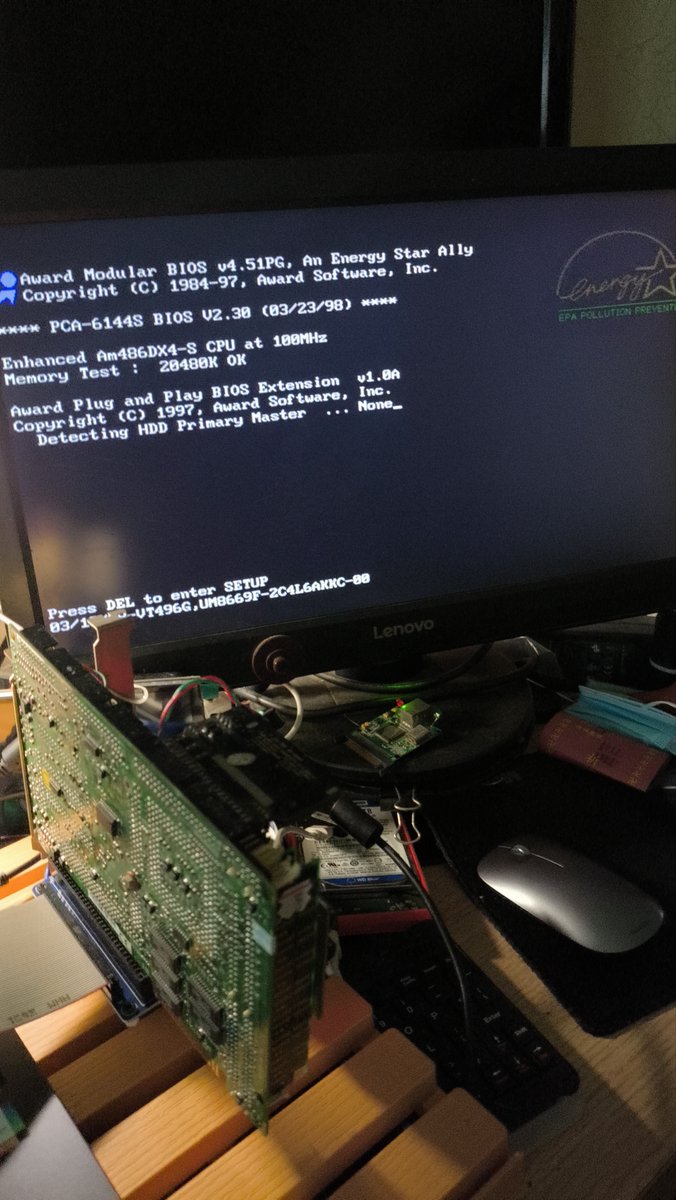 RetroTester/Zhblue confirmed Book8088/Pocket386's ISA expansion board can also use as a regular ISA backplane with different ISA industrial SBCs. Which makes it the most affordable way to build a compact desktop DOS PC. facebook.com/groups/1047214…