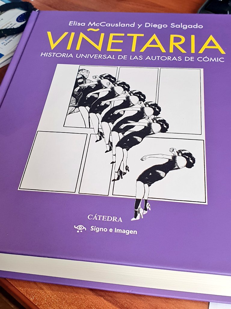 Orgullosas de anunciar que VIÑETARIA, HISTORIA UNIVERSAL DE LAS AUTORAS DE CÓMIC, ya es realidad. Gracias a @Catedra_Ed, @DiegoS_lgado y servidora hemos podido sumergirnos en la historia del cómic de todo el mundo para certificar que ellas siempre han estado, están y estarán.