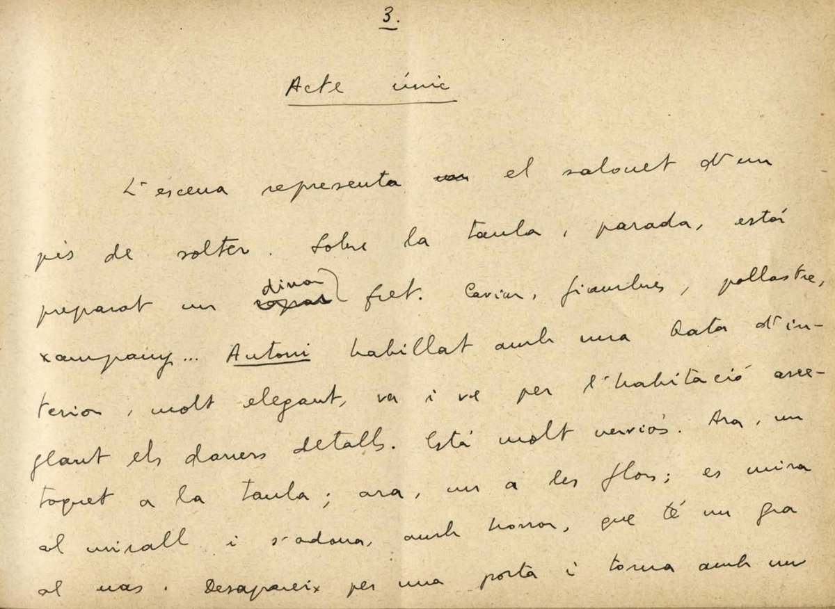 Publiquem textos inèdits d’obres de teatre del #manresà Josep Maria Planes: rb.gy/73w533