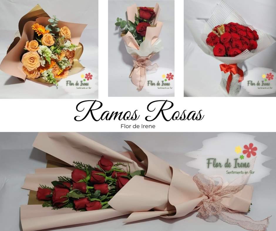 Regala ramos de rosas, Flor de Irene te ayuda para que tu ser querido lo reciba en esa fecha especial.

#Rosas #FlordeIrene #Flores #ramobuchon #floreria #Envioadomicilio