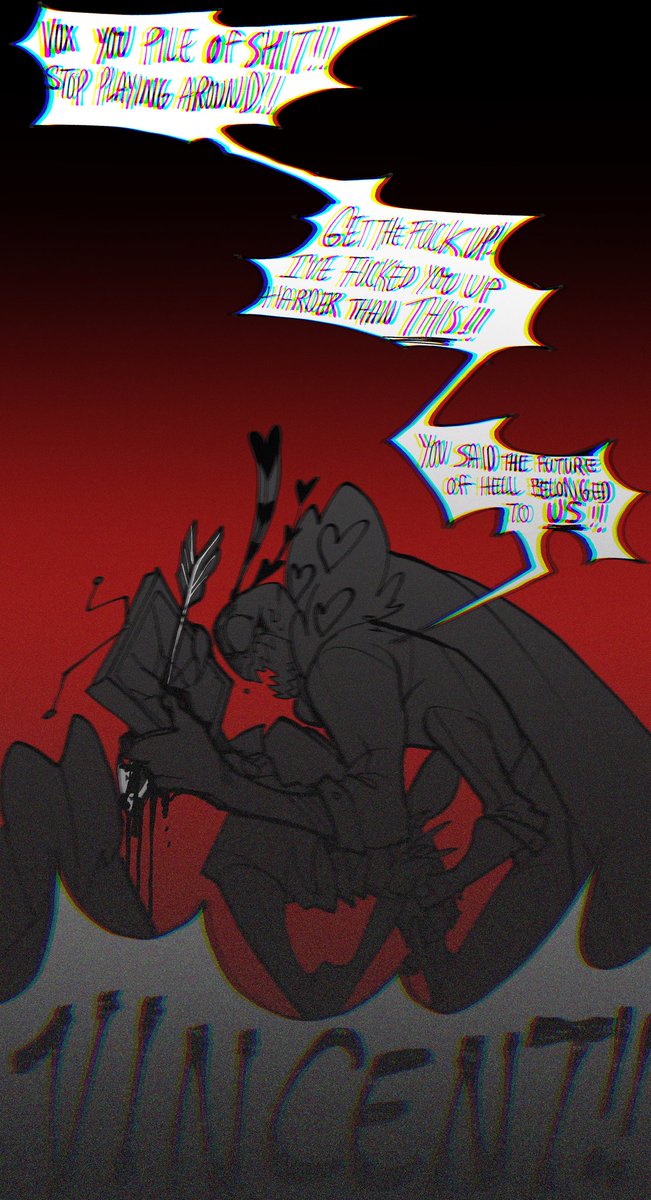 Day 5: "I hate you!"
Pov: You witness a bad date going down on extermination day

#StaticMothWeek #SMWRevival2024 #VoxVal
