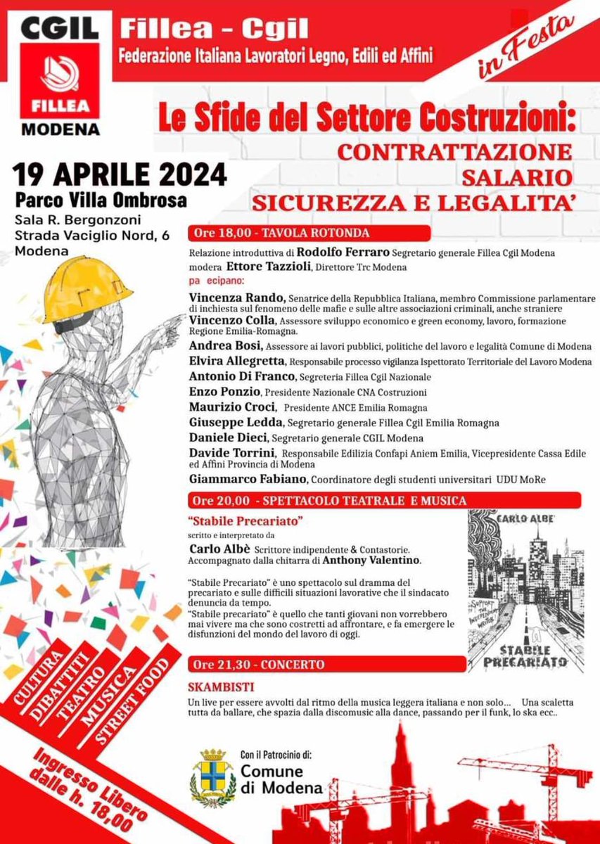 FILLEA CGIL MODENA tweet media