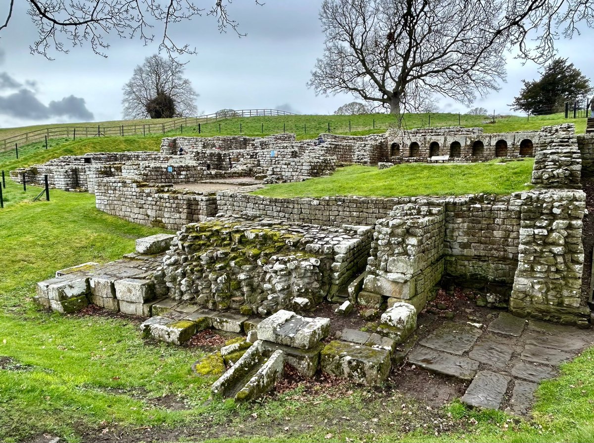 The remains of the bathhouse complex at Chesters Roman Fort on Hadrian’s Wall in Northumberland. 📸 My own. #RomanFortThursday #RomanBritain