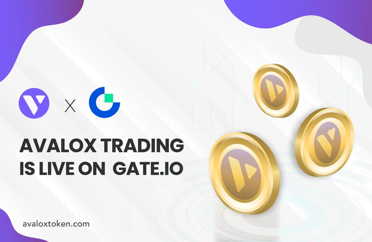 🔼 Avalox Trading is Live on Gate.io 🔼 We are thrilled to announce that $AVALOX has been officially listed and being actively traded on Gate.io! This marks a significant milestone for our community and all Avalox supporters. Here's everything