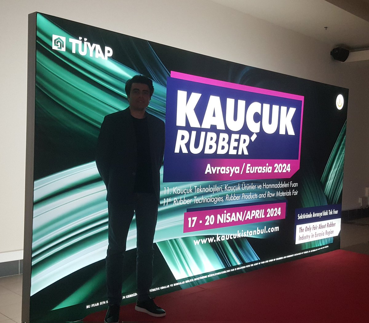 Büyük bir heyecanla #kauçuk fuarımıza kavuştuk. Çok onemli işbirliklerinin kapılarını araladık. 

#rubber #kauçukavrasya #kaucukarge