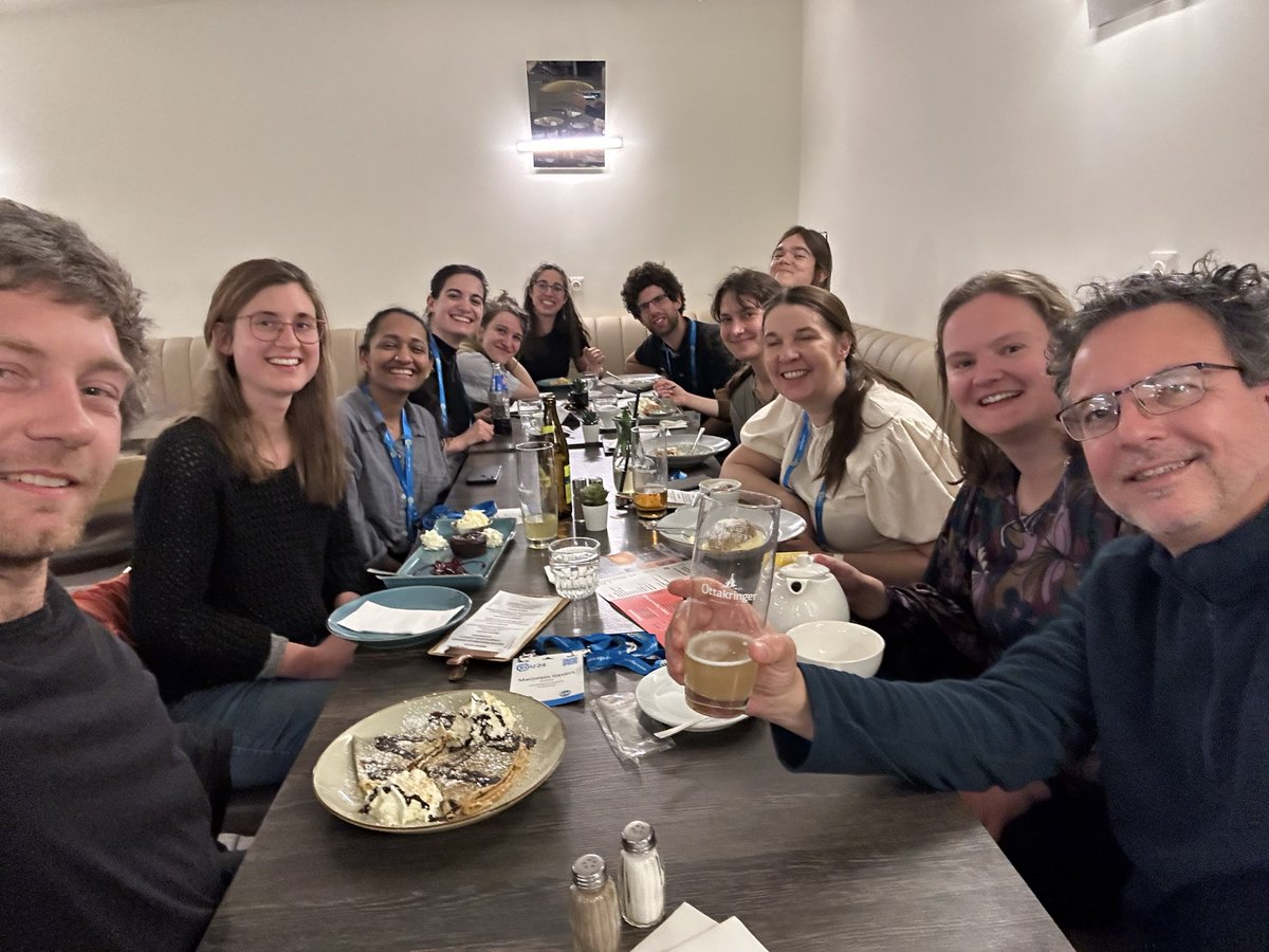 Session dinner in advance of our “Fieldwork for research and education “ session EOS2.4 Friday. How to make fieldwork inclusive, good practice, new tools and virtual outcrop models. #EGU2024 .