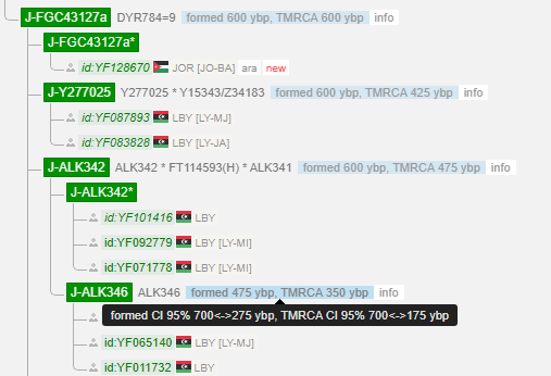 عينة نوعية جديدة من بني سليم المشرق على تحور بني هيب و تحديدا أسفل الخط الفرعي 43127 , العينة تعود لعشيرة الهنادي( الفرع الأردني ) التي إستقر جزء منها بالشام بعد وصولهم مع الحملة الباشوية المصرية كجند و هي العينة الثالثة على تحور هيب من الشرق بعد عينة هنادي حلب و أخرى من الكويت