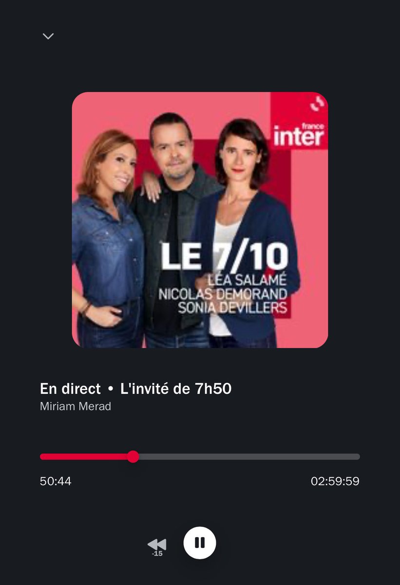 ⁦@MiriamMerad⁩ invitée de ⁦@Sonia_Devillers⁩ sur ⁦@franceinter⁩ avant de recevoir ce soir le Prix Leopold Griffuel de la ⁦@FondationARC⁩  #recherche #cancer #immunotherapie #Griffuel