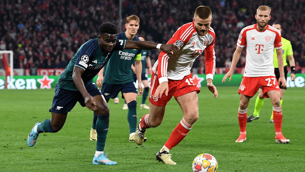 akarsenalnews's tweet photo. Arsenal beaten by the "worst Bayern team in years!" Bayern will very likely end the season with 78 points. They won the Bundesliga with 71 points last season. 77 points the year before. 79 points the before that, and I could go on.

Bayern are the highest scoring team in the league. Kane is the league's top scorer with 32 league goals, 7 CL goals, and only 1 off top scorer. 

Takes a lot of credit away from Leverkusen, too, who are having a ridiculous season. Unbeaten, and on course for over 90 points (94 of they win their remaining 5 games). Bayern haven't hit 90 points since 13/14.

Don't let them lead you to believe that this is a "poor" Bayern side. It isn't.