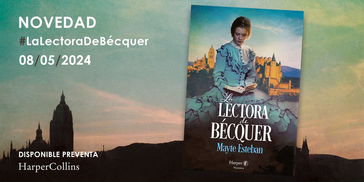 MayteEstebn's tweet photo. ¡¡TENEMOS SINOPSIS!!
Entre la majestuosidad de los edificios de Segovia y los melancólicos versos de Bécquer, las vidas de la dulce Ana, el ambicioso Alvarito y el valiente Mateo se entrelazan en una historia donde el poder del destino se mezcla con el intenso magnetismo de la ciudad.

La epidemia de cólera de finales del XIX ha dejado a Ana huérfana de madre, a lo que se sumará, años después, la ausencia de su padre, militar de la Academia de Artillería, que ha sido destinado a Cuba.

Mateo Garrido es amigo de Ana desde niño, pues sus padres fueron cadetes a la vez en la Academia, y decide estudiar la carrera militar en la ciudad castellana siguiendo la estela familiar.

Los Martínez han progresado mucho desde que eran suministradores de capotes para el Ejército. Ahora nadan en dinero, pero este no les da la consideración social que ansía Ramona. Para ello planea emparentar con algún militar y pone sus ojos en Ana como esposa para su hijo Alvarito.

🗓 Lanzamiento >> 8 de mayo.
❗️ Disponible #preventa en las principales plataformas.