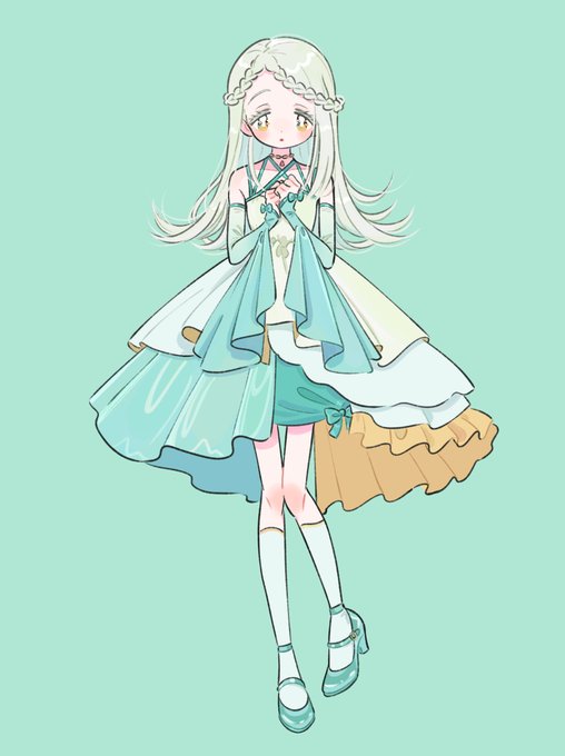 元々キャラが細い絵柄なのでどうやってあの細さを表現しようかと・・・#学マス #篠澤広 