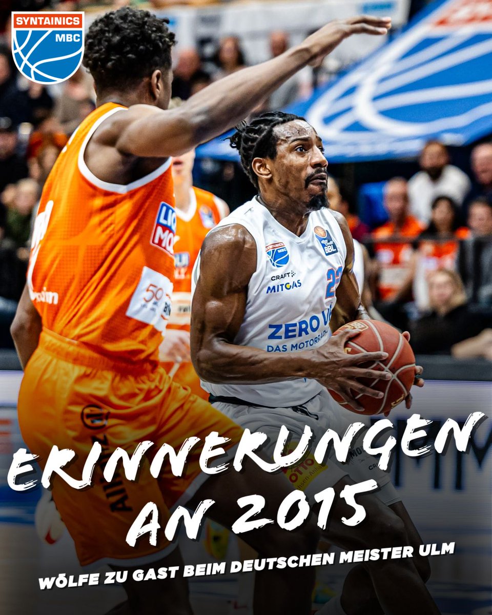 In den vergangenen beiden Jahren schnupperten die Wölfe auswärts bei ratiopham ulm an der Sensation. Diesen Sonntag (15.30 Uhr) nehmen sie beim amtierenden Deutschen Meister einen weiteren Anlauf 👇 syntainics-mbc.de/woelfe-gastier… #easyCreditBBL